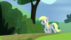 Size: 1920x1090 | Tagged: safe, screencap, derpy hooves, pegasus, pony, g4, rock solid friendship, female, mare, solo