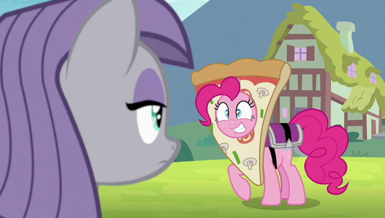 1428347 safe, screencap, maud pie, pinkie pie, earth pony, pony, g4, rock solid friendship