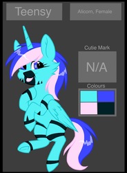 Size: 1281x1745 | Tagged: safe, artist:melodytheartpony, oc, oc only, alicorn, pony, commission, female, mare, reference sheet, solo