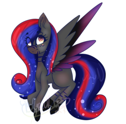 Size: 4331x4271 | Tagged: safe, artist:ohsushime, oc, oc only, oc:solar nova, pegasus, pony, absurd resolution, colored wings, female, mare, multicolored wings, simple background, solo, transparent background