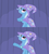 Size: 1280x1434 | Tagged: safe, screencap, trixie, pony, boast busters, g4, my little pony: friendship is magic, cape, clothes, female, hat, looking up, mare, solo, trixie's cape, trixie's hat