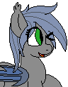 Size: 96x124 | Tagged: safe, artist:eclipsepenumbra, oc, oc only, oc:eclipse penumbra, bat pony, pony, cute, one eye closed, pixel art, simple background, solo, transparent background, wink