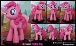 Size: 4138x2490 | Tagged: safe, artist:eljoeydesigns, pinkie pie, earth pony, pony, g4, figure, handmade, high res, sculpture, traditional art