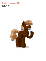 Size: 2048x2732 | Tagged: safe, artist:cinnamon-swirls, oc, oc only, oc:cocoa bean, earth pony, pony, high res, offspring, parent:cheese sandwich, parent:pinkie pie, parents:cheesepie, scar, solo