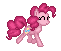Size: 61x51 | Tagged: safe, artist:enzomersimpsons, pinkie pie, earth pony, pony, g4, animated, female, gif, pixel art, simple background, solo, sprite, transparent background, walking