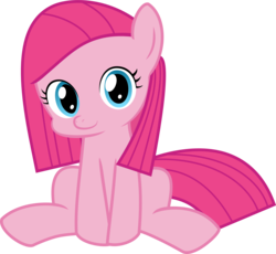 Size: 2640x2429 | Tagged: safe, artist:ispincharles, pinkie pie, earth pony, pony, g4, female, filly, filly pinkie pie, high res, pinkamena diane pie, simple background, solo, transparent background, vector, younger