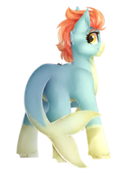 Size: 1472x1924 | Tagged: safe, artist:cloud-drawings, oc, oc only, oc:fearless mist, original species, pony, shark pony, female, mare, simple background, solo, transparent background