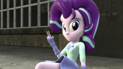 Size: 3840x2160 | Tagged: safe, artist:calliegreen, starlight glimmer, equestria girls, g4, 3d, clothes, female, high res, solo, source filmmaker