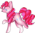 Size: 1024x962 | Tagged: safe, artist:ashleydrawsponies, artist:drawnote, pinkie pie, earth pony, pony, g4, eyes closed, female, mare, raised hoof, simple background, solo, tongue out, transparent background