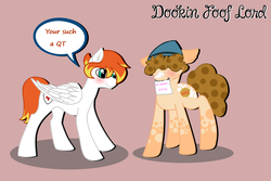 Size: 3000x2000 | Tagged: source needed, useless source url, safe, artist:dookin, oc, oc only, oc:dookin foof lord, oc:trimid, pony, cute, high res