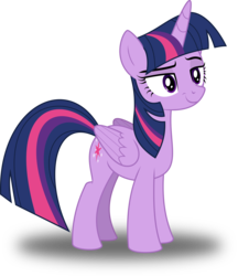 Size: 3000x3478 | Tagged: safe, artist:ruinedomega, twilight sparkle, alicorn, pony, a flurry of emotions, g4, female, high res, mare, simple background, smiling, smug, smuglight sparkle, solo, transparent background, twilight sparkle (alicorn), vector