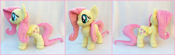 Size: 2351x742 | Tagged: safe, artist:lilmoon, fluttershy, pony, g4, irl, photo, plushie, solo