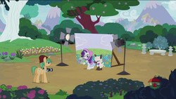 Size: 1920x1080 | Tagged: safe, screencap, rarity, snapshot, sweetie belle, pony, forever filly, g4, my little pony: friendship is magic