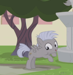 Size: 375x385 | Tagged: safe, screencap, chipcutter, pegasus, pony, forever filly, g4, animated, chipcuter, colt, cute, gif, loop, male, solo