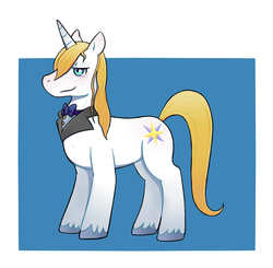 Size: 936x918 | Tagged: safe, artist:guiltyp, prince blueblood, pony, g4, male, solo