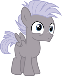 Size: 5129x6279 | Tagged: safe, artist:pink1ejack, chipcutter, pegasus, pony, forever filly, g4, absurd resolution, colt, male, simple background, smiling, solo, that was fast, transparent background, vector