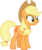 Size: 6001x7178 | Tagged: safe, artist:deratrox, applejack, earth pony, pony, buckball season, g4, .svg available, absurd resolution, female, freckles, grin, gritted teeth, hat, mare, ponytail, simple background, smiling, solo, transparent background, vector