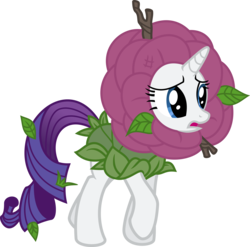 Size: 6327x6245 | Tagged: safe, artist:deyrasd, rarity, pony, forever filly, g4, absurd resolution, female, flower costume, flowerity, leaves, simple background, solo, transparent background, vector