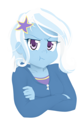 Size: 1166x1736 | Tagged: safe, artist:midnightpremiere, trixie, equestria girls, g4, :t, female, simple background, solo, transparent background, vector