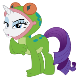 Size: 8000x8000 | Tagged: safe, artist:paganmuffin, rarity, frog, pony, forever filly, g4, :o, absurd resolution, animal costume, clothes, costume, faic, female, frog costume, looking at you, mare, o, o mouth, open mouth, ribbity, simple background, solo, transparent background, vector