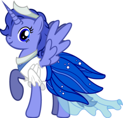 Size: 534x514 | Tagged: safe, artist:andrevus, oc, oc only, oc:wandering moonbeam, alicorn, pony, forever filly, g4, alicorn oc, clothes, dress, simple background, solo, transparent background