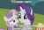 Size: 1141x768 | Tagged: safe, edit, edited screencap, screencap, rarity, sweetie belle, pony, forever filly, g4, food, lip bite, meme, popcorn