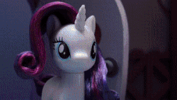 Size: 300x169 | Tagged: safe, fluttershy, rarity, pony, g4, official, animated, brushable, carousel boutique, commercial, fashion, female, gif, irl, photo, spotlight, stoopid buddy stoodios, stop motion, toy