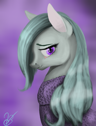 Size: 2079x2727 | Tagged: safe, artist:vinicius040598, marble pie, earth pony, pony, g4, bust, clothes, female, high res, portrait, solo, sweater