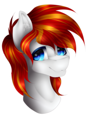 Size: 1236x1719 | Tagged: safe, artist:mauuwde, oc, oc only, oc:heartfire, pony, blue eyes, colored pupils, commission, male, simple background, solo, stallion, transparent background