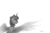 Size: 1024x673 | Tagged: safe, artist:ghst-qn, twilight sparkle, alicorn, pony, g4, facing away, female, grayscale, monochrome, sad, simple background, solo, spread wings, twilight sparkle (alicorn), white background, wings