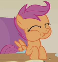 Size: 368x391 | Tagged: safe, screencap, scootaloo, pony, g4, parental glideance, animated, aweeg*, chewing, cropped, cute, cutealoo, eating, female, gif, puffy cheeks, solo