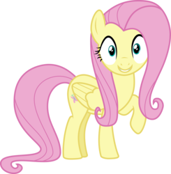 Size: 3000x3057 | Tagged: safe, artist:uponia, fluttershy, pegasus, pony, fluttershy leans in, g4, .svg available, cute, female, high res, looking at you, mare, pleased, raised hoof, shyabetes, simple background, smiling, solo, transparent background, vector