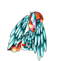 Size: 1024x1024 | Tagged: safe, artist:menmadrawing, oc, oc only, pegasus, pony, simple background, solo, transparent background, wings