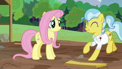 Size: 1920x1090 | Tagged: safe, screencap, doctor fauna, fluttershy, pony, fluttershy leans in, g4