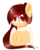 Size: 1024x1282 | Tagged: safe, artist:php146, oc, oc only, oc:yeri, pegasus, pony, chest fluff, colored pupils, cute, eye clipping through hair, female, looking at you, mare, ocbetes, red eyes, simple background, solo, transparent background