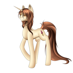 Size: 3072x3072 | Tagged: safe, artist:skullcroos, oc, oc only, oc:golden pen, pony, unicorn, female, high res, mare, simple background, solo, transparent background