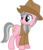 Size: 4002x4607 | Tagged: safe, artist:cloudyskie, wrangler, earth pony, pony, fluttershy leans in, g4, my little pony: friendship is magic, absurd resolution, clothes, cowboy hat, female, hat, looking back, mare, safari jacket, shirt, simple background, solo, stetson, transparent background, vector