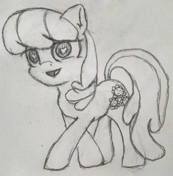 Size: 800x813 | Tagged: safe, artist:treekickerdraws, cheerilee, earth pony, pony, g4, female, solo, traditional art