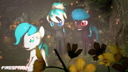 Size: 1280x720 | Tagged: safe, artist:firesparky, oc, oc only, oc:sombris neon, bat pony, pony, 3d, female, mare