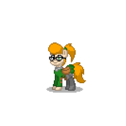 Size: 400x400 | Tagged: safe, pony, pony town, infinity train, ponified, simple background, solo, transparent background, tulip olsen