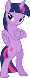 Size: 1160x3000 | Tagged: safe, artist:uponia, twilight sparkle, alicorn, pony, g4, .svg available, bipedal, crossed hooves, female, fresh princess and friends' poses, fresh princess of friendship, lidded eyes, mare, pose, simple background, smug, solo, the fresh prince of bel-air, transparent background, twilight sparkle (alicorn), vector