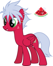 Size: 1024x1252 | Tagged: safe, artist:duskthebatpack, oc, oc only, oc:melon frost, pegasus, pony, ear piercing, earring, fluffy mane, freckles, jewelry, lip piercing, piercing, simple background, smiling, snake bites, solo, transparent background, vector