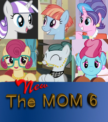 Size: 888x1000 | Tagged: safe, artist:odiz, cloudy quartz, cookie crumbles, cup cake, posey shy, princess cadance, twilight velvet, windy whistles, earth pony, pony, g4, c:, cute, eyes closed, grin, mom, mom six, mother, mother's day, open mouth, smiling