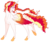 Size: 950x800 | Tagged: safe, artist:bijutsuyoukai, oc, oc only, oc:nova flare, alicorn, pony, colored wings, female, magical lesbian spawn, mare, multicolored wings, offspring, parent:princess celestia, parent:sunset shimmer, parents:sunsestia, simple background, solo, transparent background