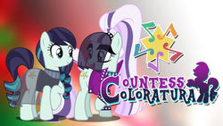 Size: 8000x4500 | Tagged: safe, artist:jhayarr23, coloratura, earth pony, pony, g4, the mane attraction, absurd resolution, clothes, countess coloratura, duality, female, mare, raised hoof, rara, vector