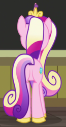 Size: 340x653 | Tagged: safe, screencap, princess cadance, alicorn, pony, a flurry of emotions, g4, butt, cropped, female, lovebutt, mare, plot, solo
