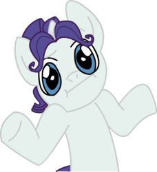 Size: 528x579 | Tagged: safe, artist:drewsenr, rarity, pony, g4, :i, elusive, looking at you, male, rule 63, shrug, shrugpony, simple background, solo, transparent background