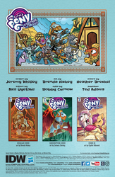Size: 994x1528 | Tagged: safe, artist:brenda hickey, idw, rockhoof, steela oresdotter, g4, legends of magic #2, my little pony: legends of magic, spoiler:comic, preview