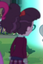 Size: 216x322 | Tagged: safe, screencap, jet set, varsity trim, equestria girls, g4, my little pony equestria girls: friendship games, background human, clothes, cropped, crystal prep academy uniform, op i can't see shit, rear view, school uniform