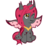 Size: 1395x1394 | Tagged: safe, artist:silversthreads, oc, oc only, oc:glitch desire, changeling, changeling oc, cutie, digital art, foal, one eye closed, pink changeling, simple background, solo, transparent background